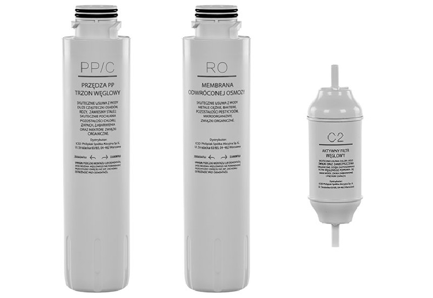 Zestaw filtrów do filtra wody PH-507-i