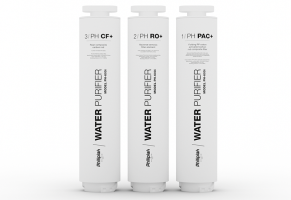 Zestaw filtrów wymiennych do Filtra wody Philipiak PH-600i (1/PH PAC+, 2/PH RO+, 3/PH CF+)